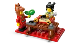 LEGO artist minifigure scene