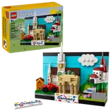 LEGO Creator Germany Postcard set and its box.