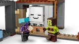Minifigures near hidden Ghast mechanism.
