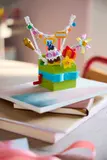 LEGO gift box on notebooks.