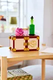 Closed LEGO Dormitory on table.