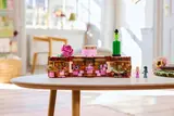 Wide view of open LEGO Dormitory.