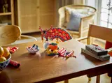LEGO Good Fortune table display.