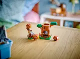 Finished LEGO Goomba's Playground set on a table.