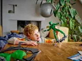 Child playing with Green Goblin.