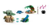 Grogu set separated pieces