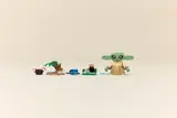 Grogu set elements in a line