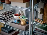 Grogu display on shelf