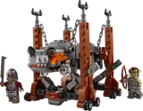 LEGO Grond siege engine with Orc minifigures.