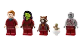 Guardians minifigure lineup.