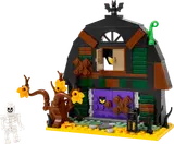 Front view of the Halloween barn.
