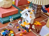 Detailed Haunted House Close-up