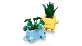 Angled view of the two LEGO plant characters.