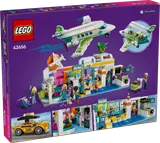 Back of LEGO Friends airport set box.