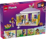 Back of LEGO Friends Bunny Hotel box.
