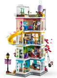 Rear view of LEGO Friends Community Center interiors.