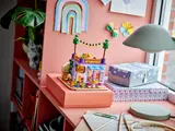 LEGO Friends Kitchen set on display.