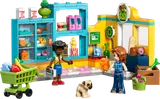 LEGO Friends 42680 Convenience Store with minifigures and accessories.