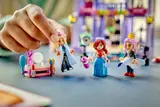 Child playing with minifigures