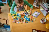 Child building modular Club House.