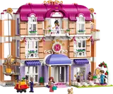 Hotel exterior with minifigures.