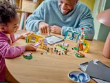 Building LEGO Friends Preschool with digital instructions.