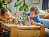 Kids playing with mall set.