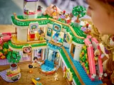 Mall activities close-up.