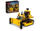 LEGO Technic 42163 bulldozer with its box.