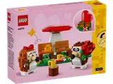 Back of LEGO 40711 box with alternate build shown.