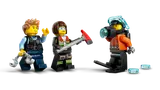 Three rescue minifigures.