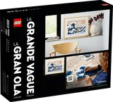 LEGO Art The Great Wave box back.