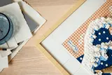 Signature tile on LEGO Great Wave.