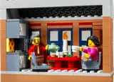 LEGO dining room close-up.
