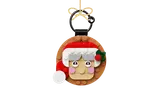 Close-up of LEGO Mrs. Claus ornament.