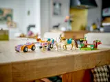 Full set on a wooden table.