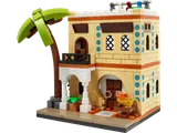 LEGO Houses of the World 2 frontal view with palm tree.