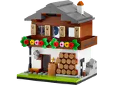 LEGO Alpine house front view.