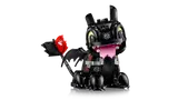 Frontal view of LEGO Toothless.