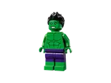Close-up of Hulk minifigure.