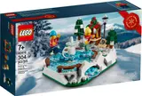 Front of LEGO 40416 Winter Skating Scene box.