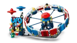 Overhead view of LEGO UFO ride.