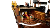 Pirate Ship cabin opens.