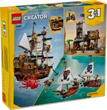 Back of set box, showing all builds.