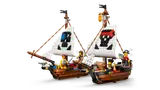 Two smaller pirate ships.