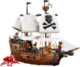 LEGO Creator Pirate Ship with minifigures and octopus.