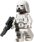 LEGO Snowtrooper minifigure with dark visor.