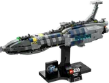 LEGO Invisible Hand on display stand.