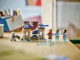 Complete LEGO Marvel 76288 set on display.