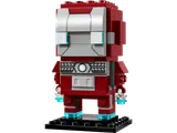 Front view of LEGO BrickHeadz Iron Man Mark V.